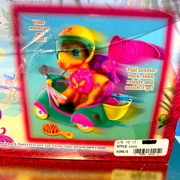 MY LITTLE PONY G3 NWT VTG 2004 BUTTERFLY ISLAND SCOOTIN ALONG WITH SCOOTALOO - Picture 13 of 16